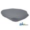 A & I Products Bottom Cushion, Bolt On, Wood Base, GRY 18" x20" x3" A-1041995M91-9 - alternate 2